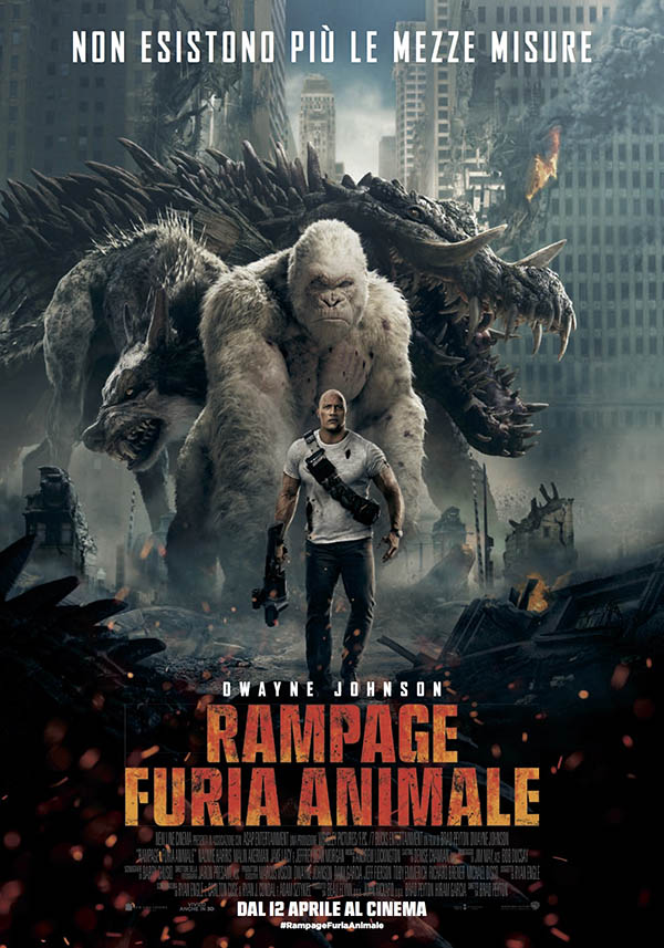 Rampage Furia animale Poster Italia